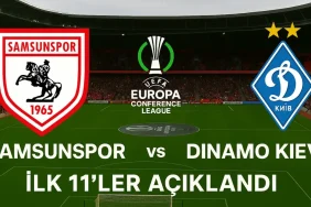 Samsunspor Dinamo Kiev Maçı İlk 11